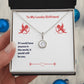 To My Girlfriend Necklace