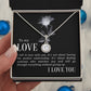 To My Love Necklace