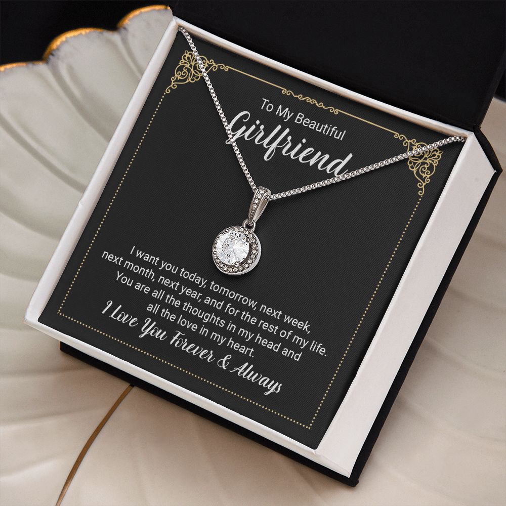 To My Girlfriend Necklace