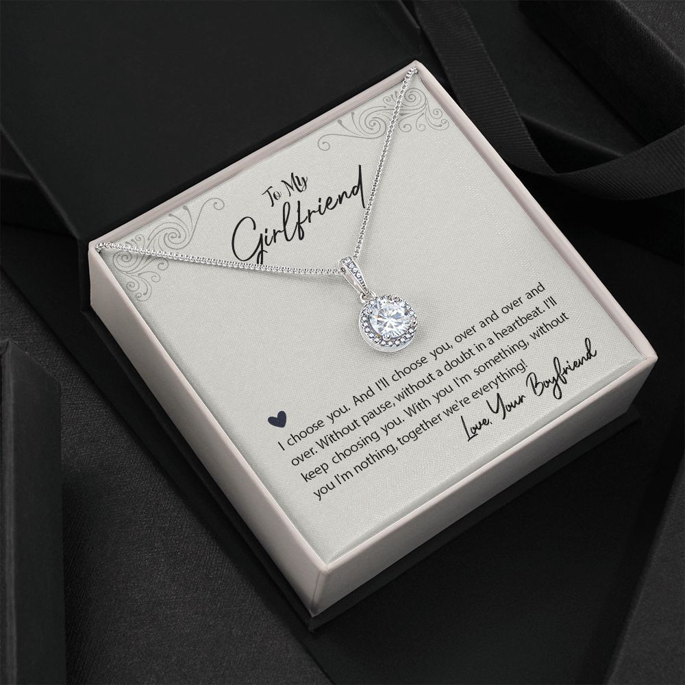 To My Girlfriend Necklace