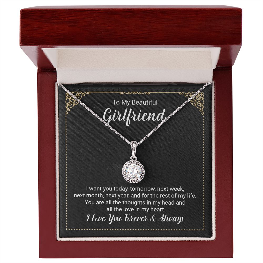 To My Girlfriend Necklace