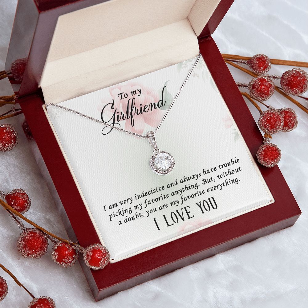 To My Girlfriend Necklace