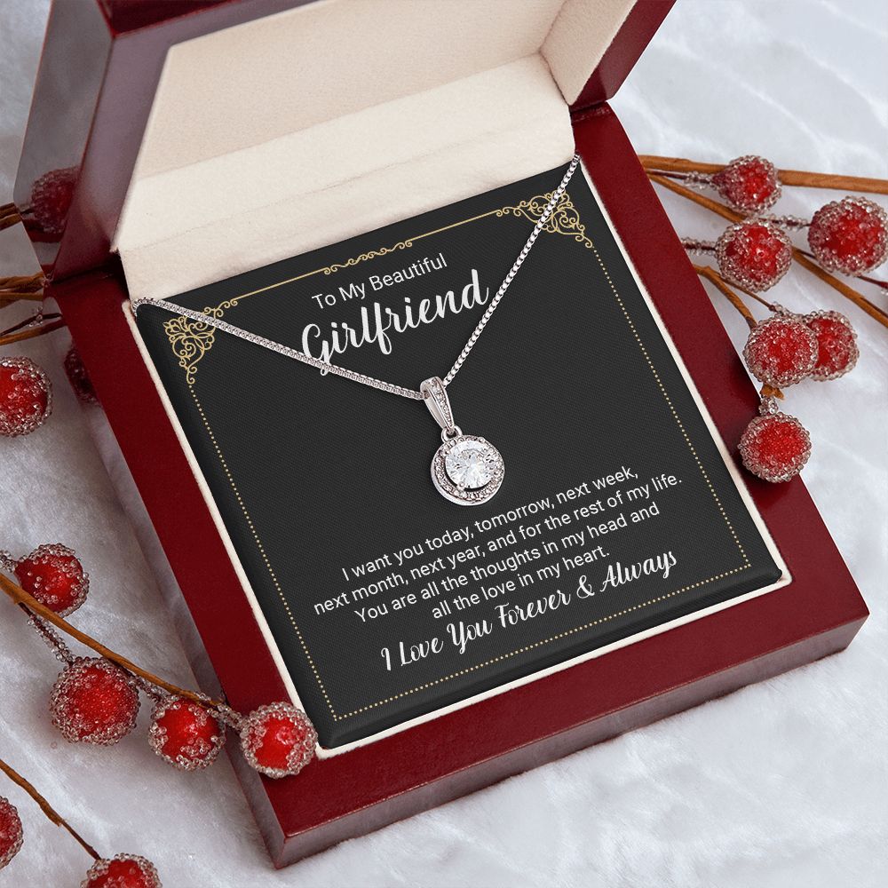 To My Girlfriend Necklace