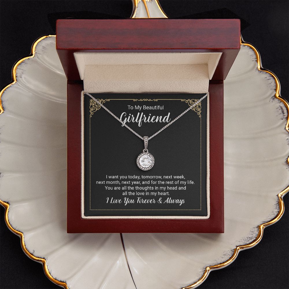 To My Girlfriend Necklace