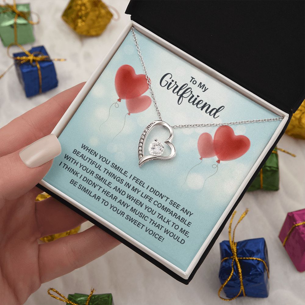 To My Girlfriend Necklace